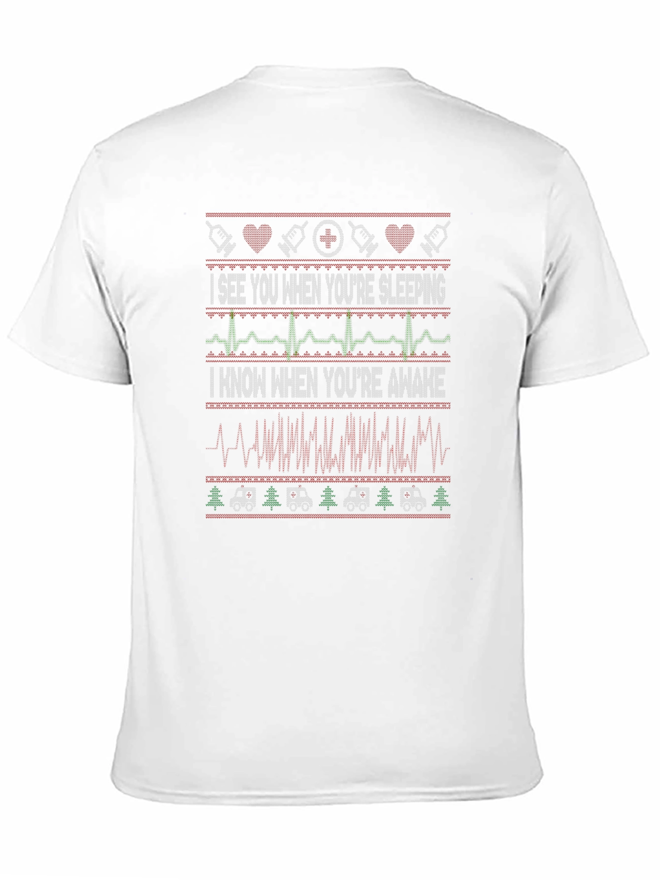 Nurse Ugly Christmas Sweater T-Shirt