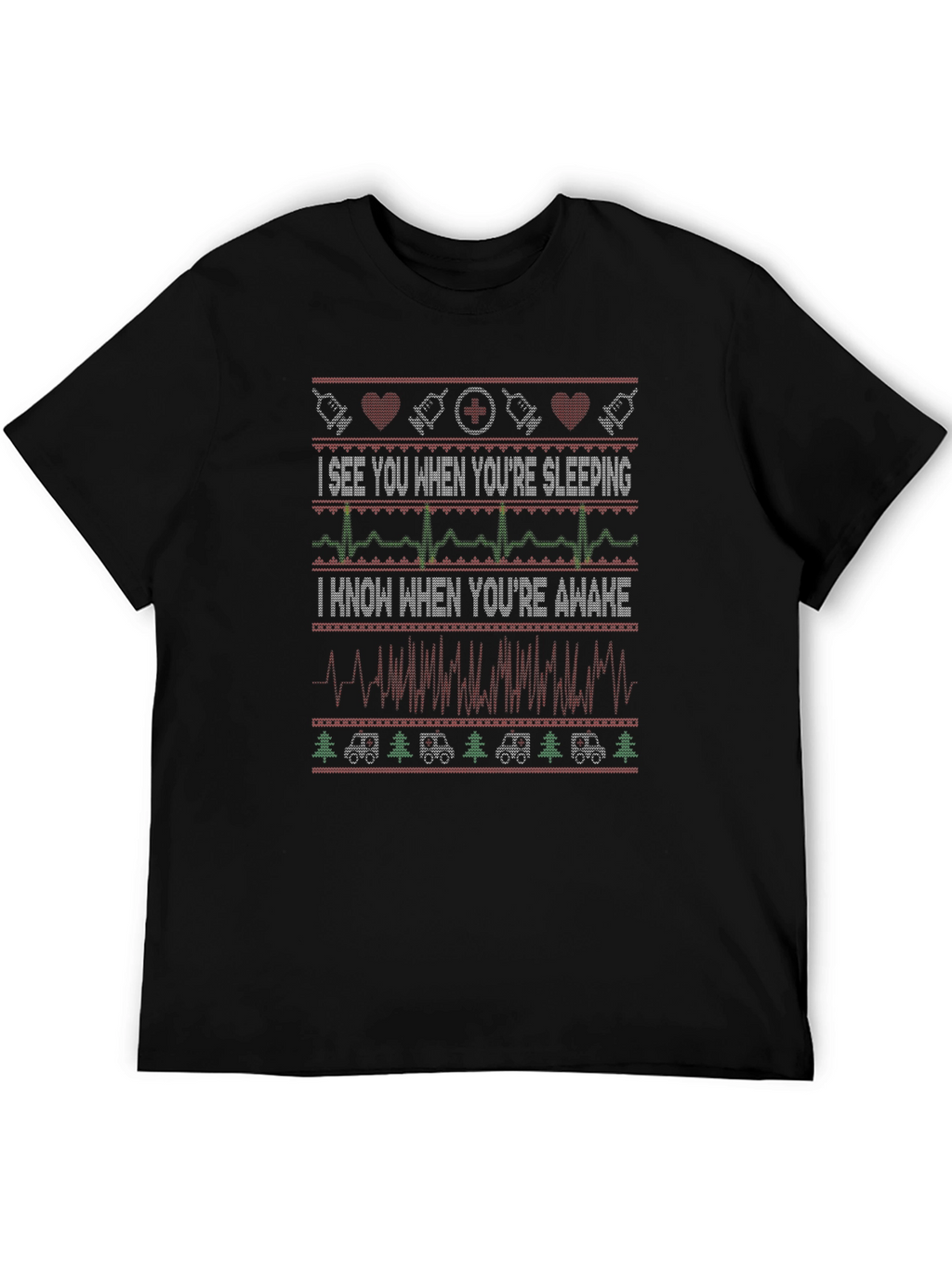 Nurse Ugly Christmas Sweater T-Shirt