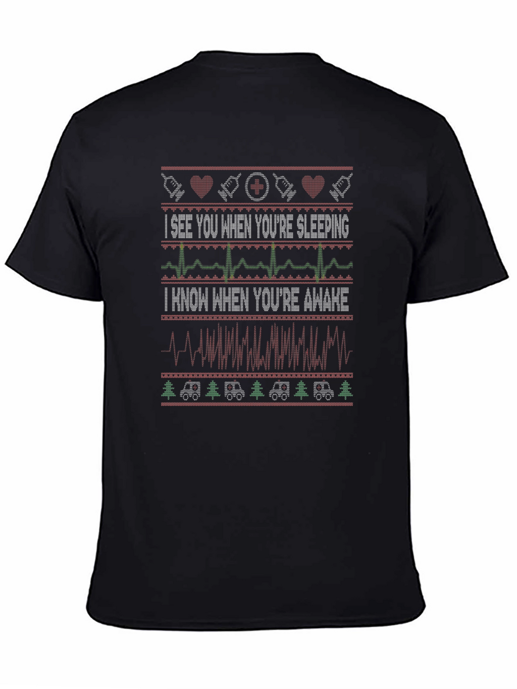 Nurse Ugly Christmas Sweater T-Shirt