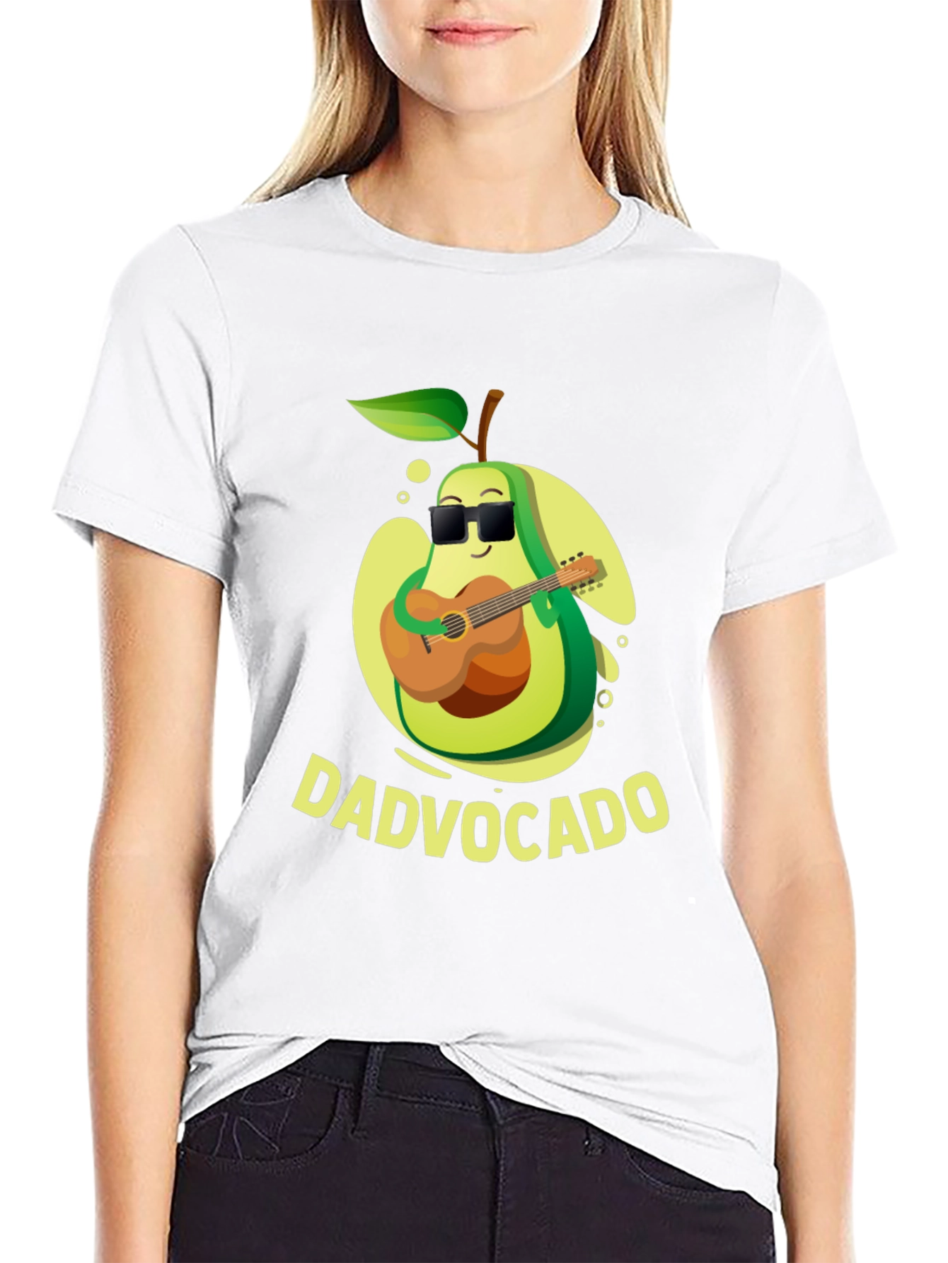 DadVocado Guitar Player T-Shirt