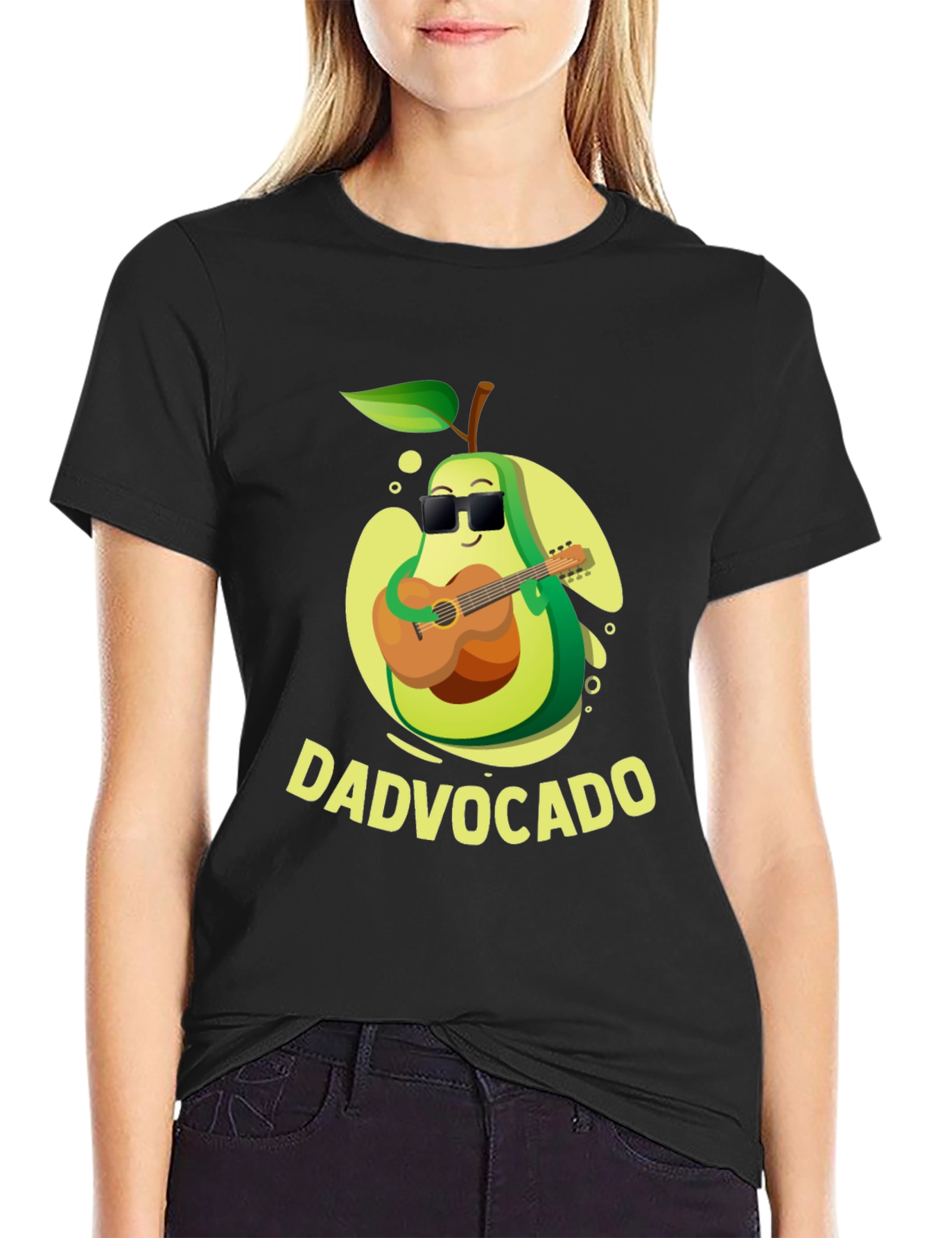 DadVocado Guitar Player T-Shirt