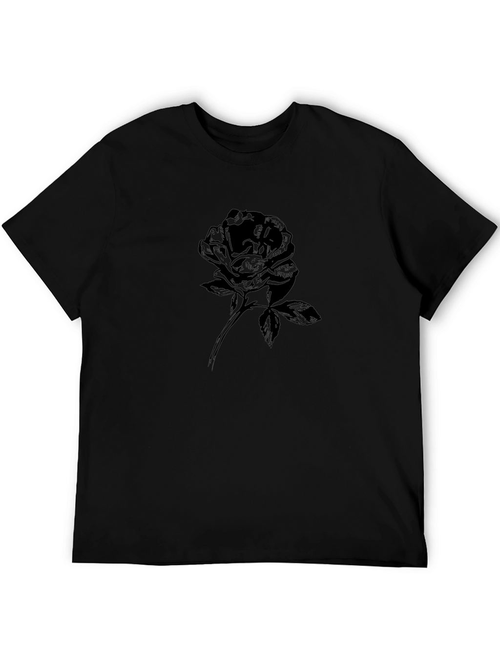 Black Rose Graphic Tee - Mens