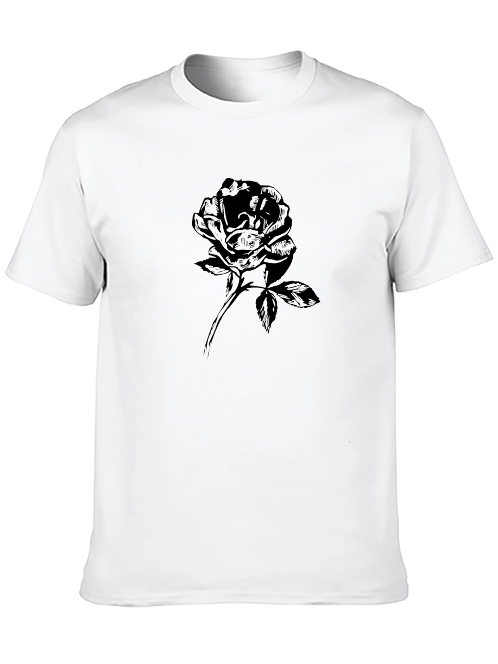 Black Rose Graphic Tee - Mens