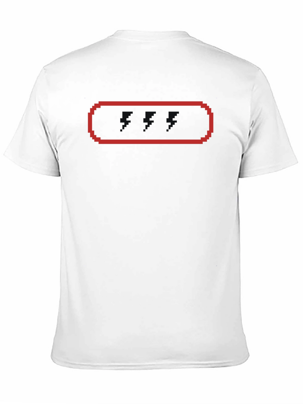Pixel Rectangle T-Shirt - Black Tee with Retro Graphic
