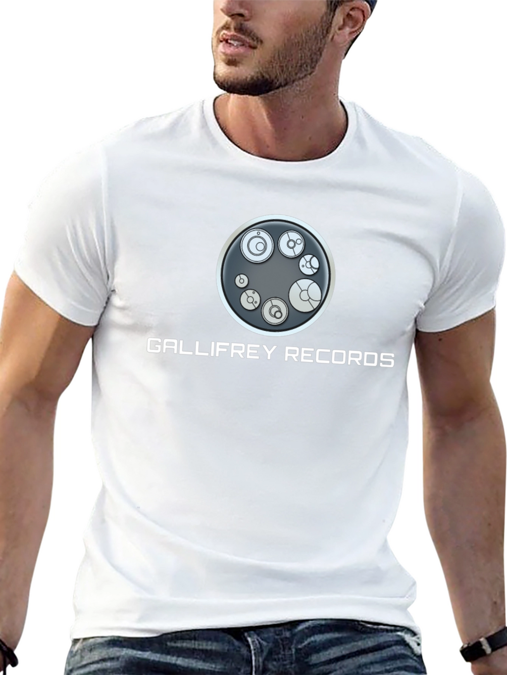 Gallifrey Records Graphic Tee - Black