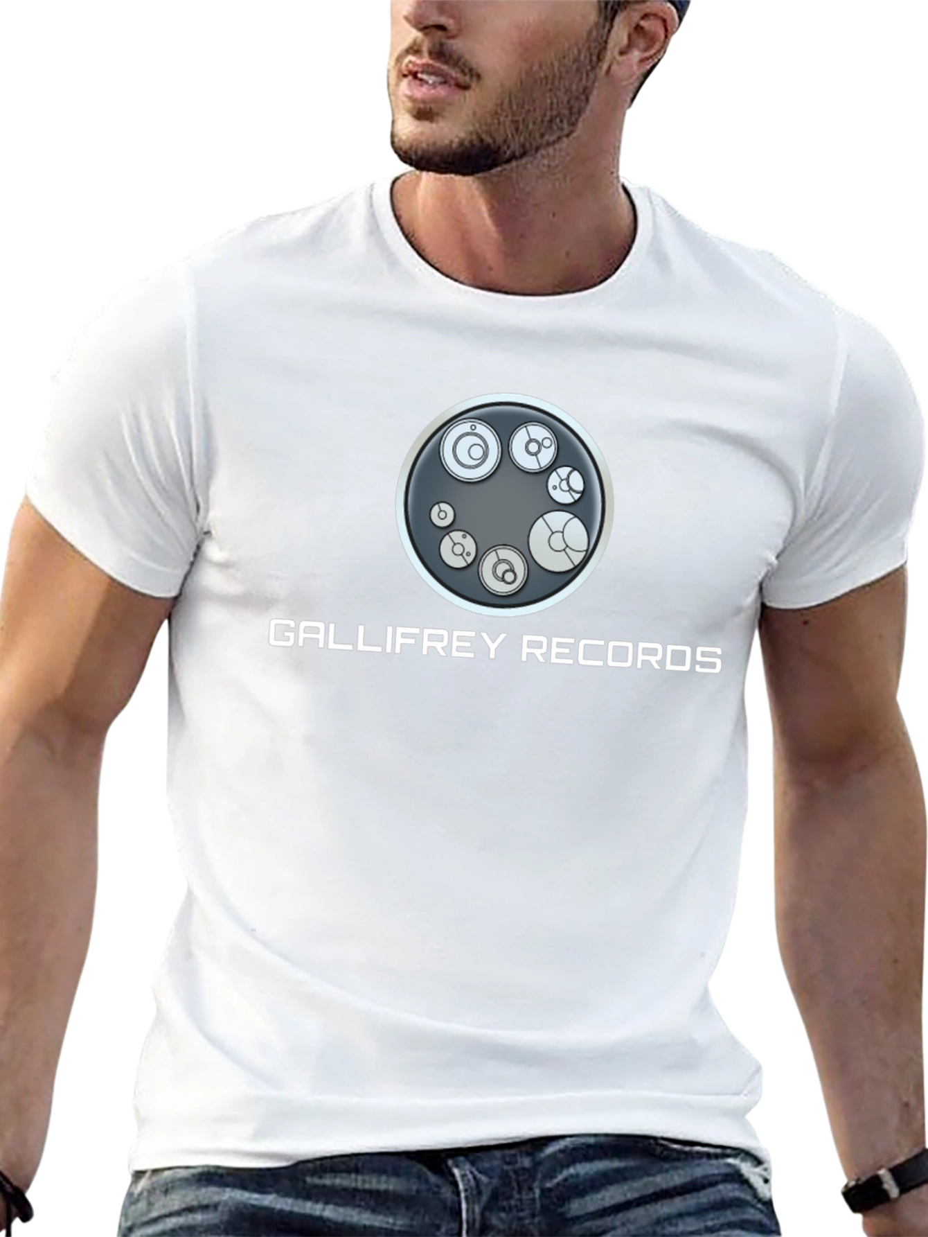 Gallifrey Records Graphic Tee - Black