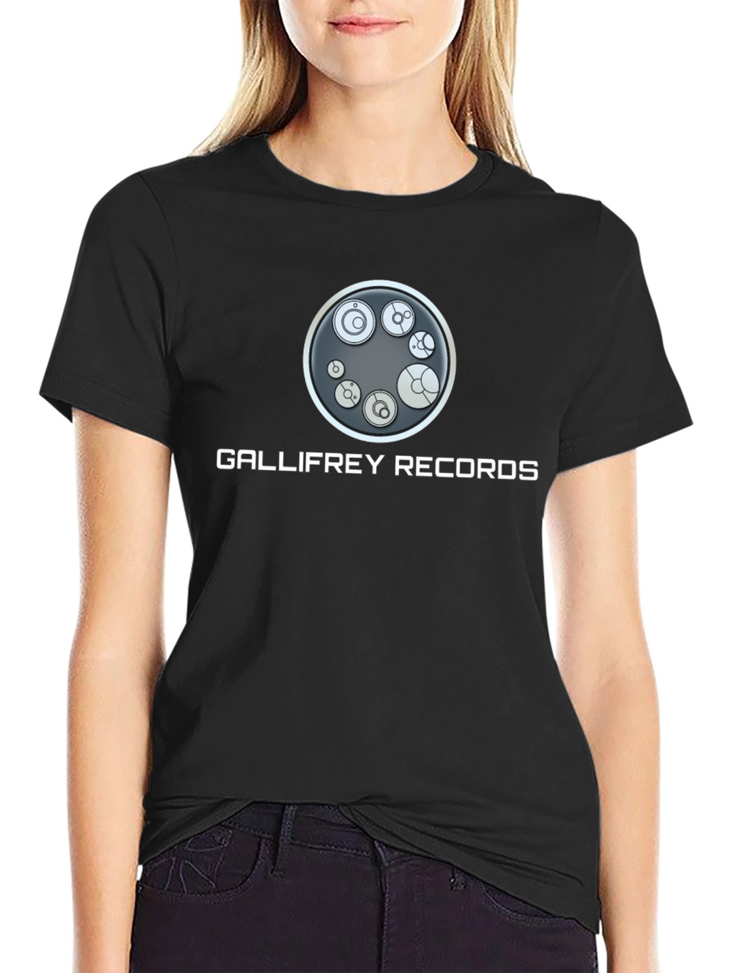 Gallifrey Records Graphic Tee - Black