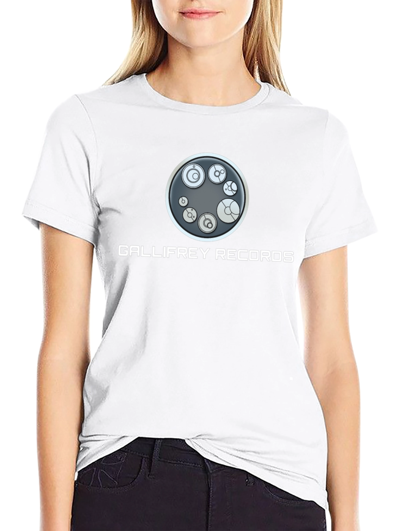 Gallifrey Records Graphic Tee - Black
