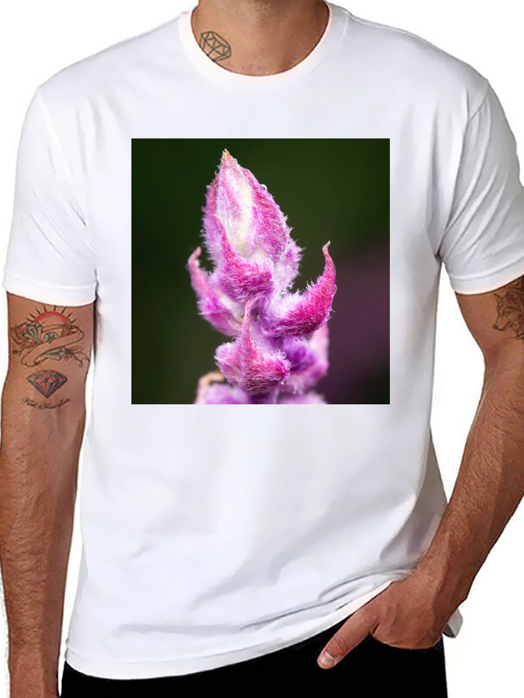 Floral T-Shirt - Unique Plant Design