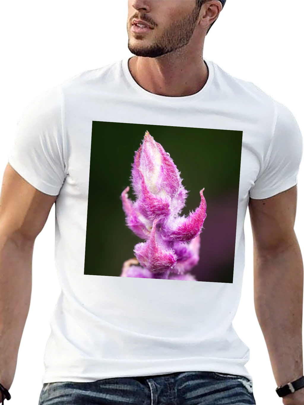 Floral T-Shirt - Unique Plant Design