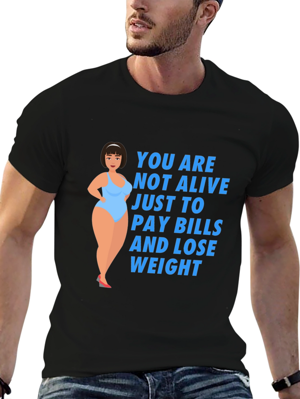 Empowering T-Shirt: Body Positivity and Self-Worth