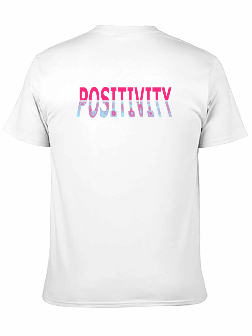 Positivity Graphic Print Crew Neck T-Shirt