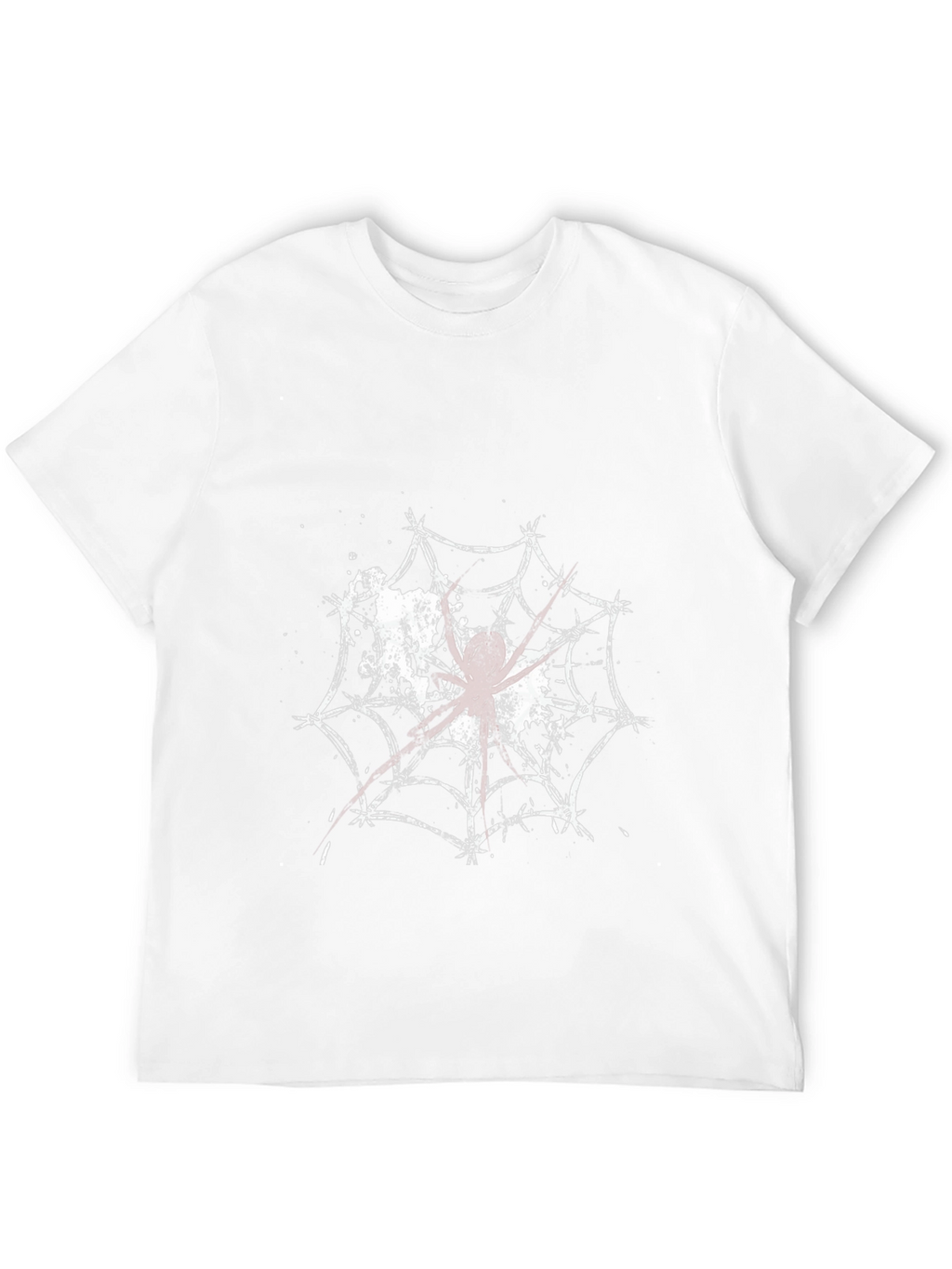 Spider Web Graphic Tee - Creepy Cool T-Shirt