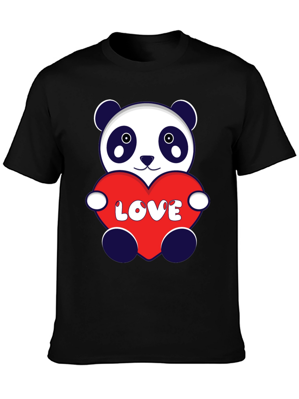 Panda Love Heart T-Shirt