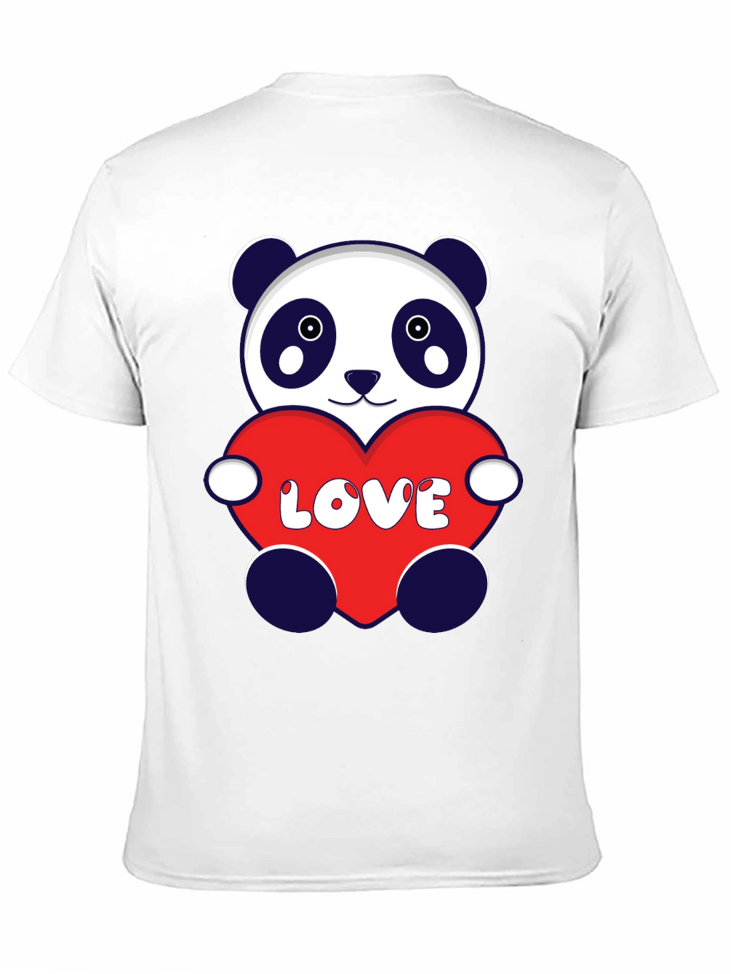 Panda Love Heart T-Shirt