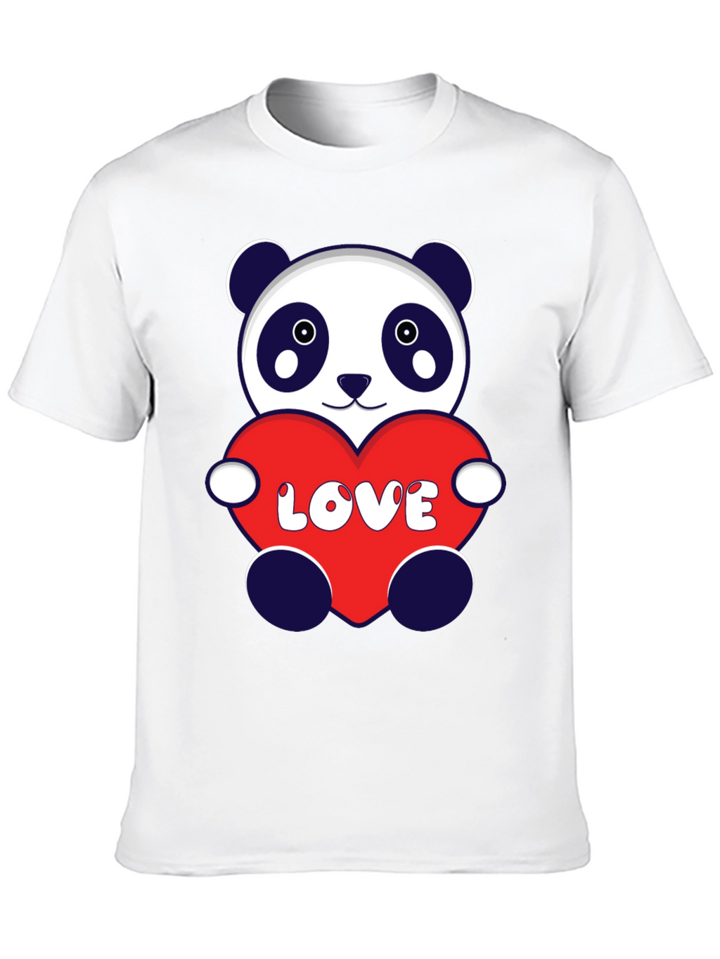 Panda Love Heart T-Shirt