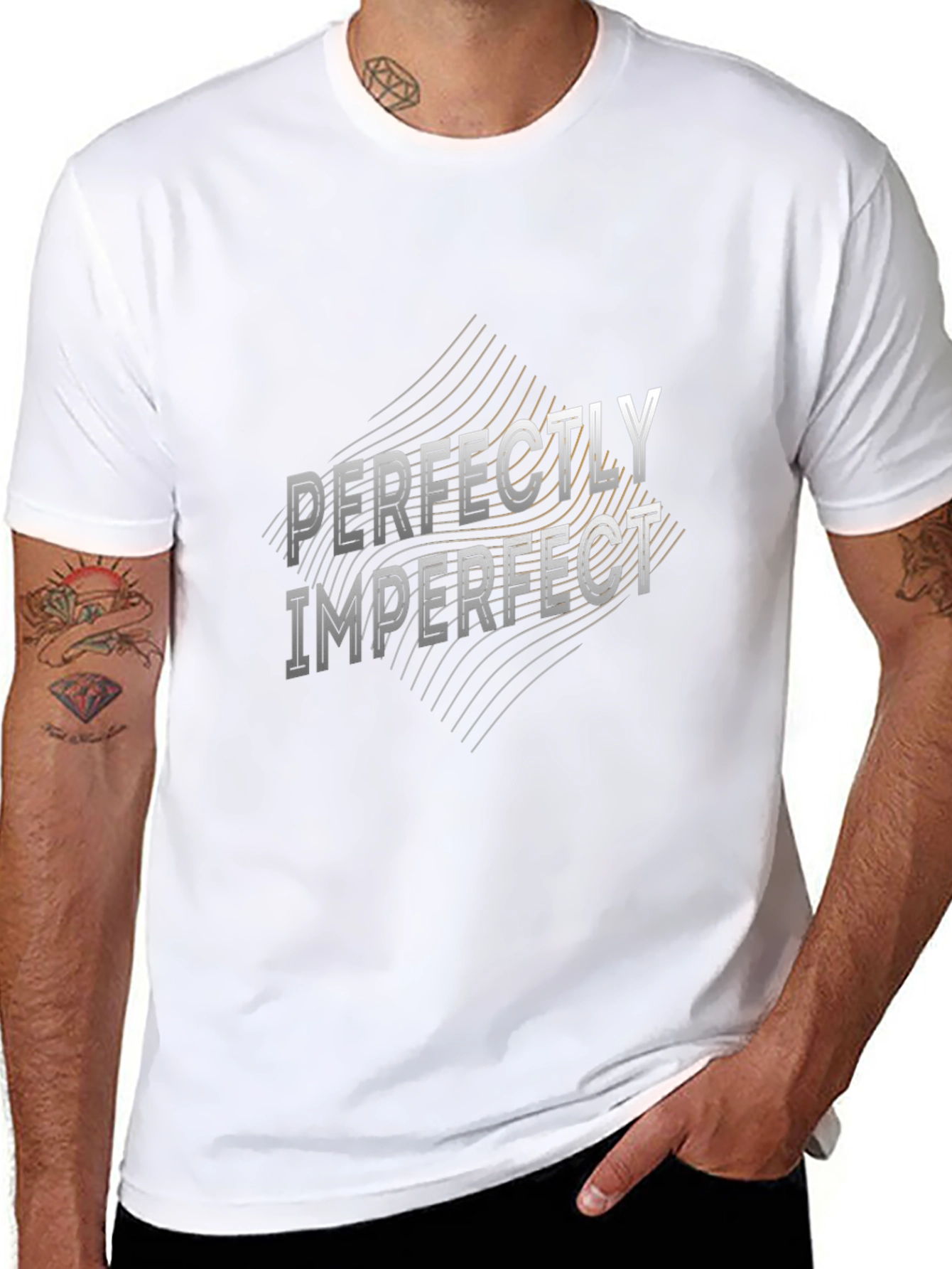 Perfectly Imperfect Black T-Shirt