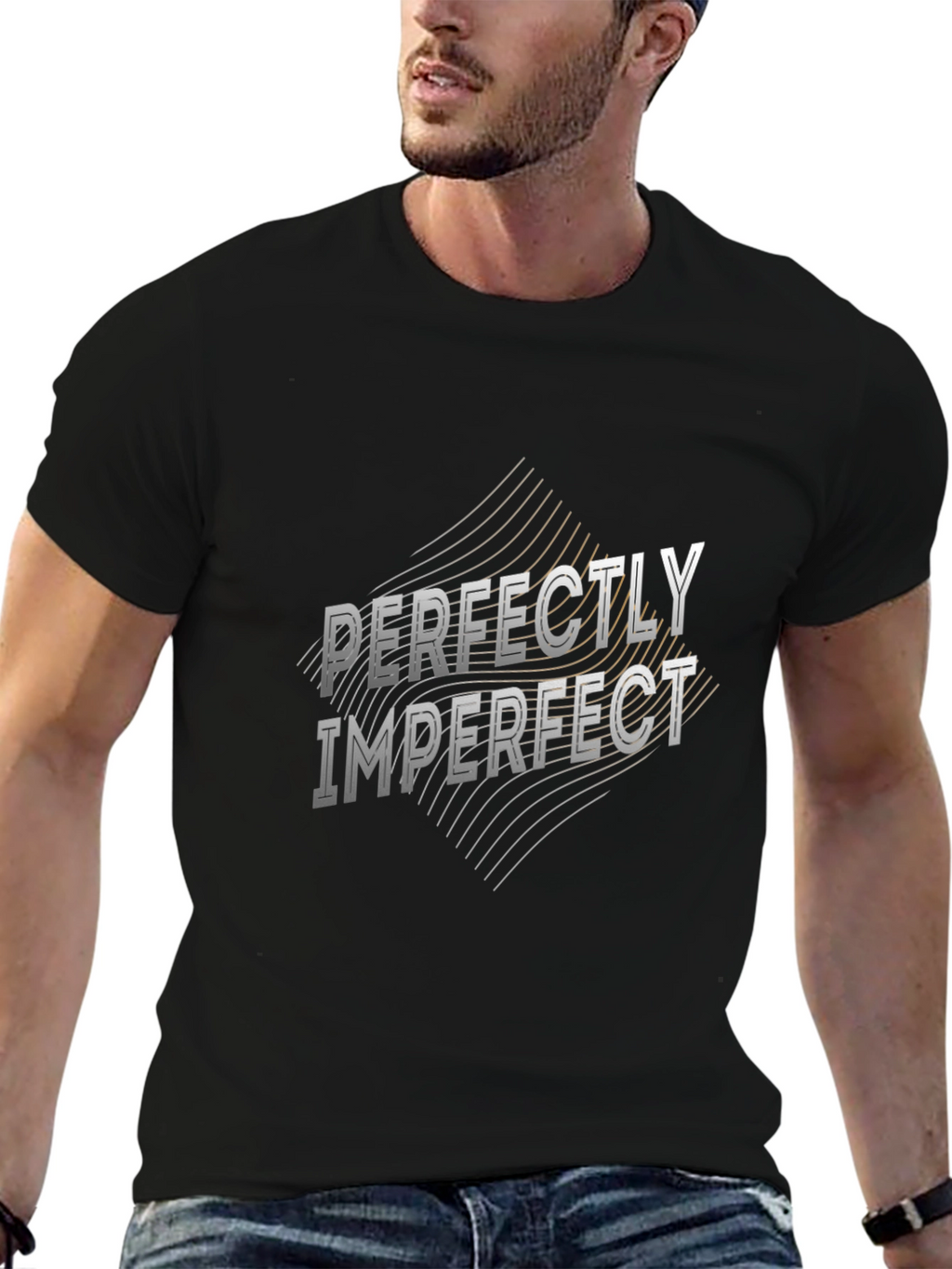 Perfectly Imperfect Black T-Shirt