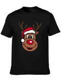 Festive Reindeer Graphic Tee