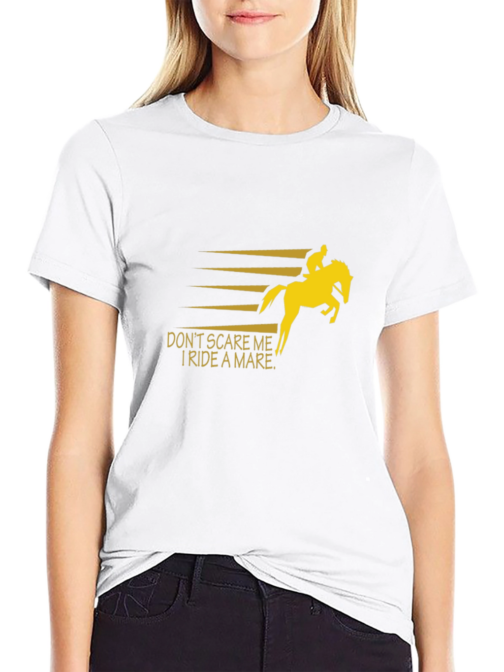 Dont Scare Me I Ride A Mare T-Shirt