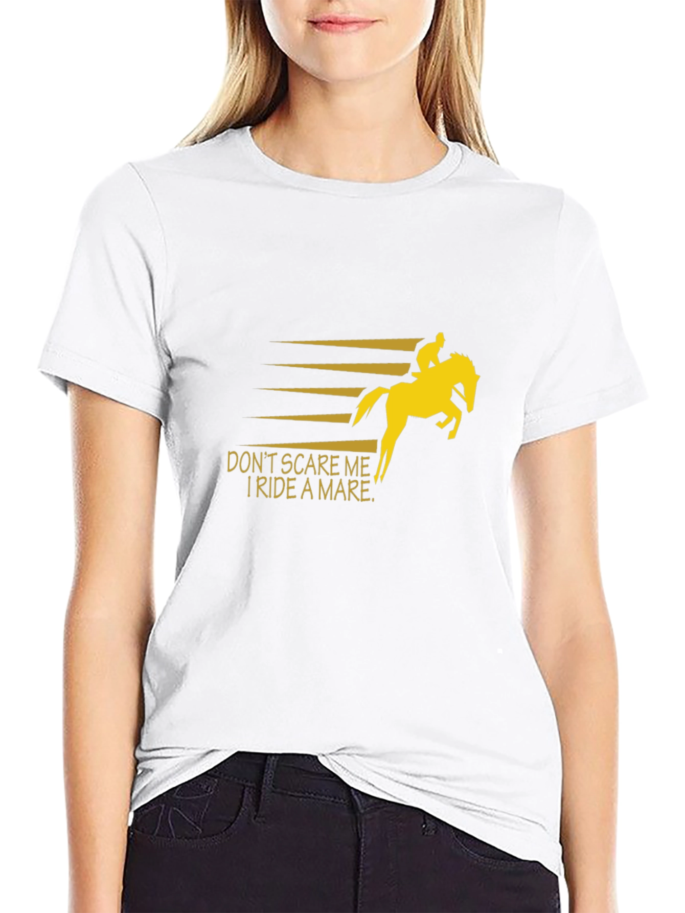 Dont Scare Me I Ride A Mare T-Shirt