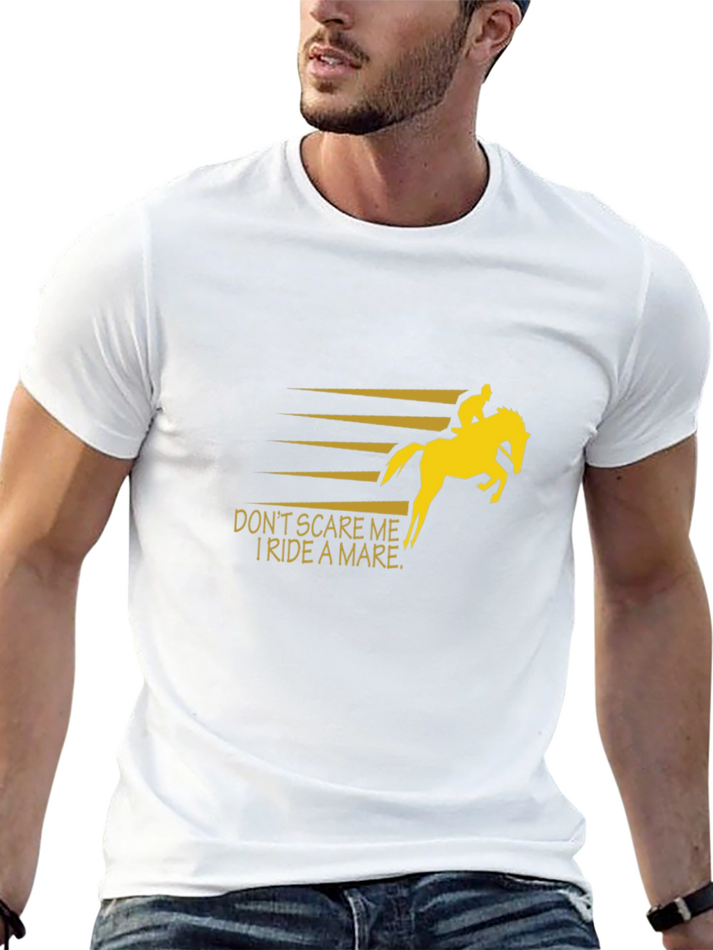 Dont Scare Me I Ride A Mare T-Shirt