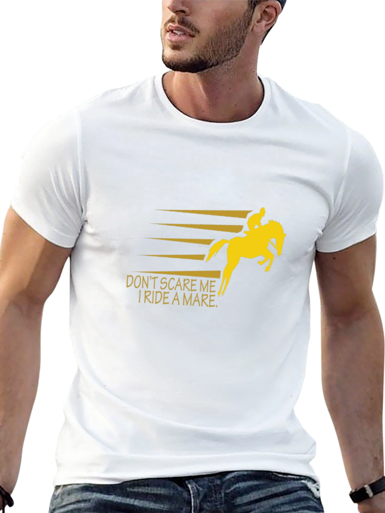 Dont Scare Me I Ride A Mare T-Shirt