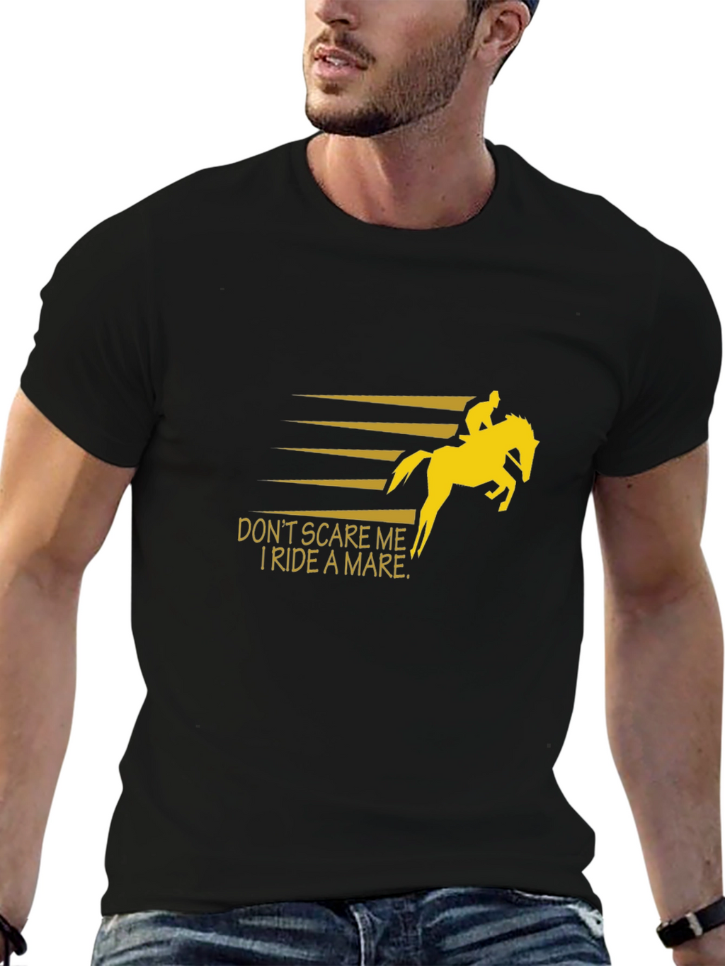 Dont Scare Me I Ride A Mare T-Shirt