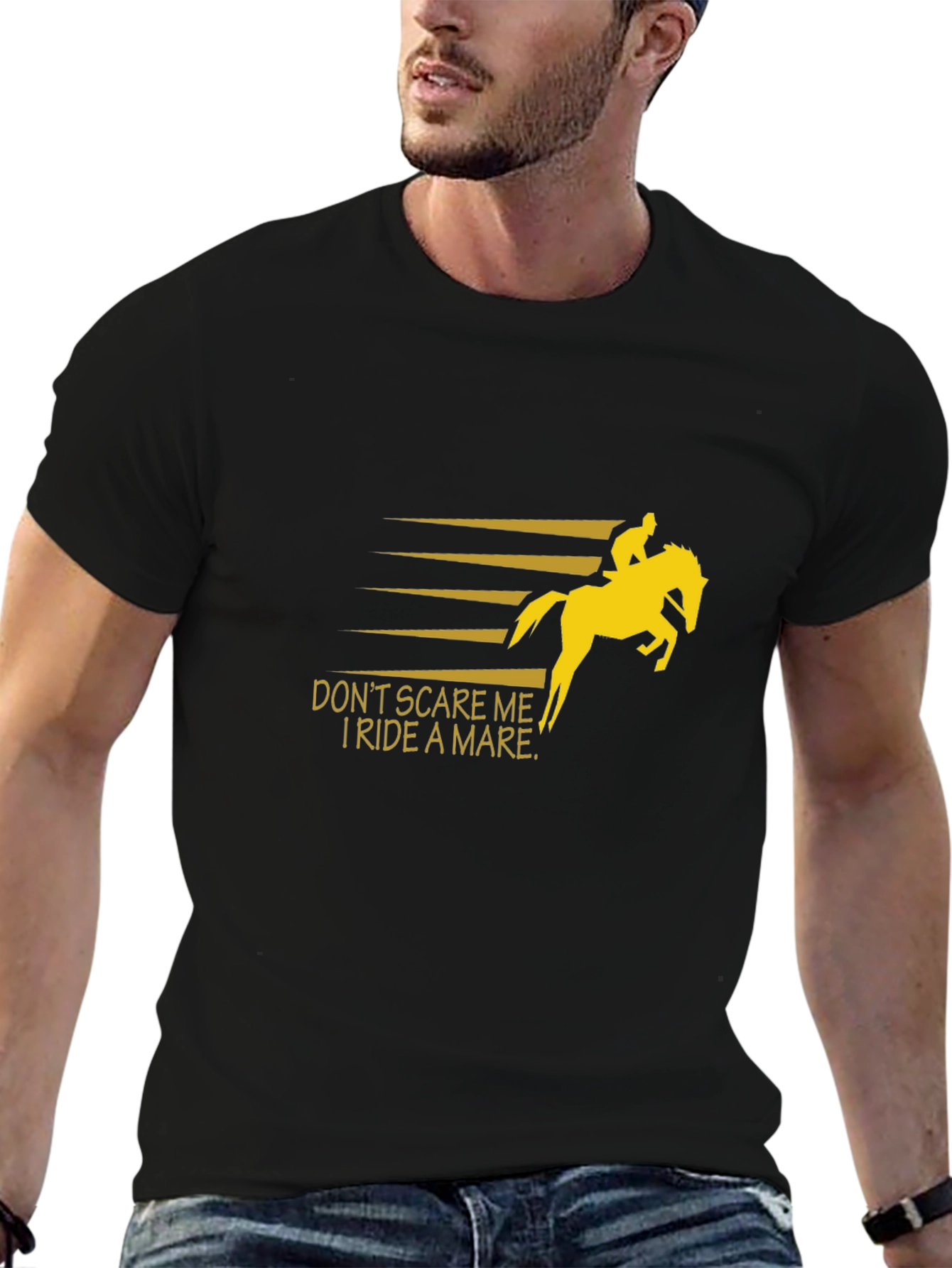 Dont Scare Me I Ride A Mare T-Shirt
