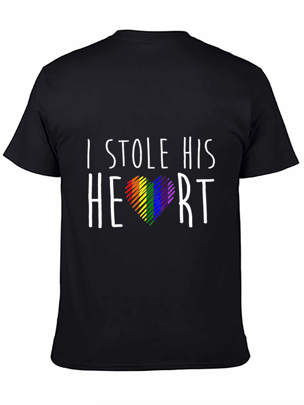 I Stole His Heart Gay Pride T-Shirt