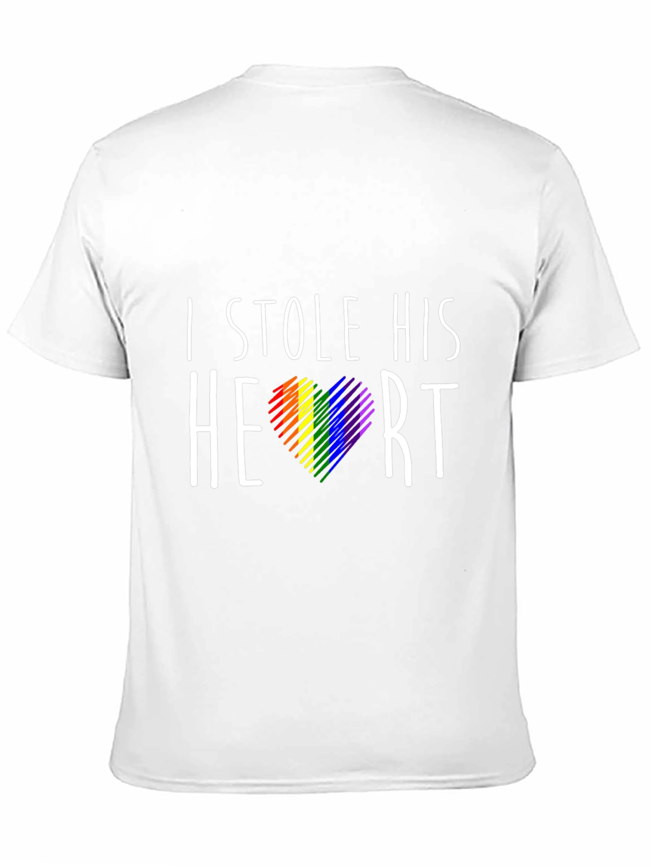 I Stole His Heart Gay Pride T-Shirt