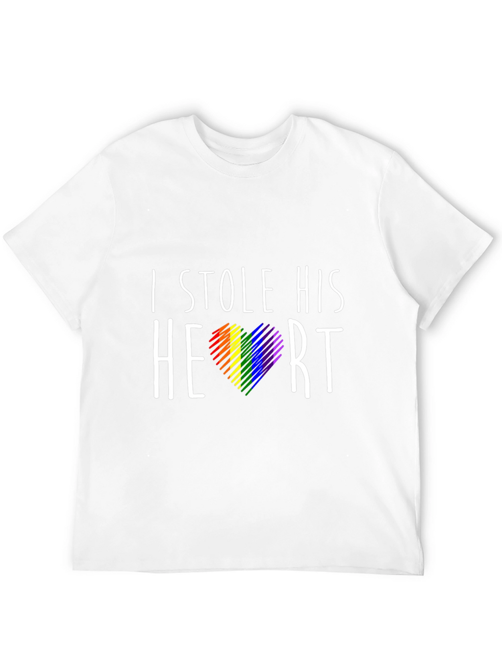 I Stole His Heart Gay Pride T-Shirt