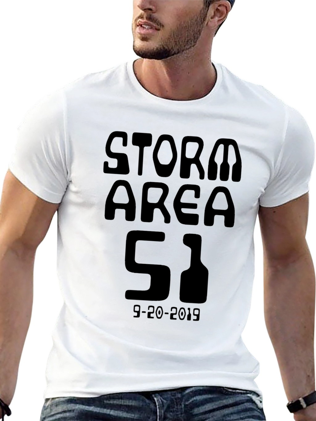 Storm Area 51 T-Shirt - Black Graphic Tee