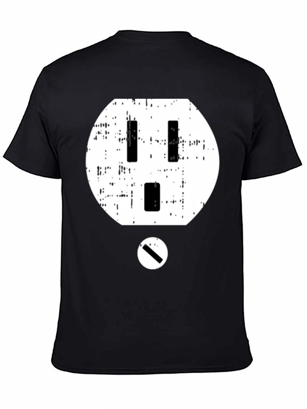 Electric Outlet Graphic T-Shirt - Black Cotton Tee
