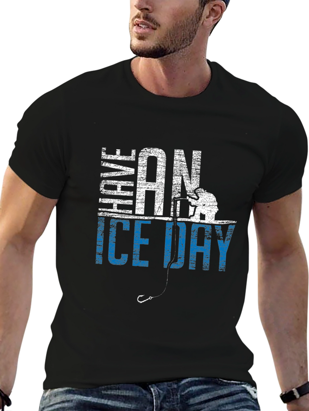 Have an Ice Day Fishing Graphic Tee