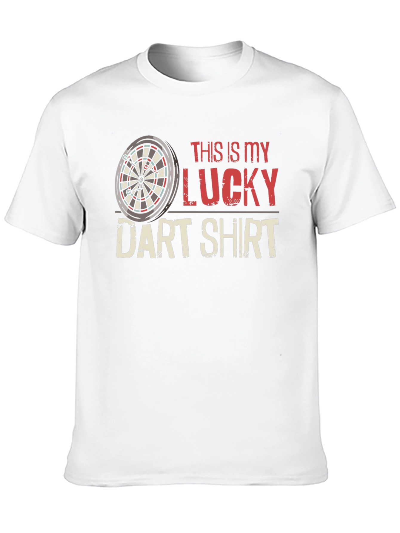 Lucky Dart Shirt - Novelty Dartboard Tee