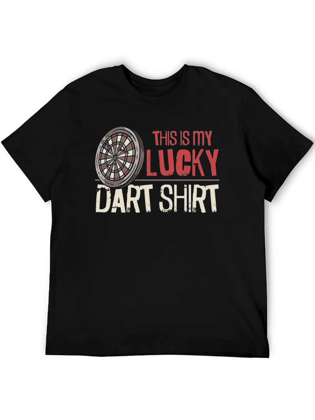 Lucky Dart Shirt - Novelty Dartboard Tee