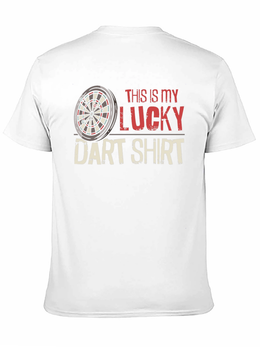 Lucky Dart Shirt - Novelty Dartboard Tee