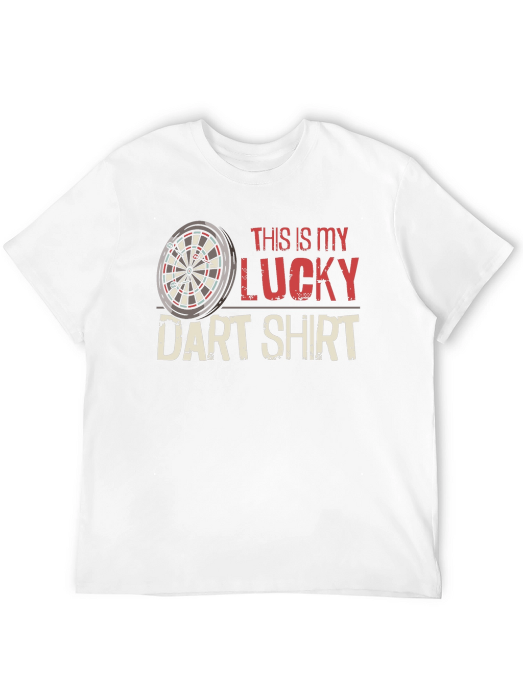 Lucky Dart Shirt - Novelty Dartboard Tee