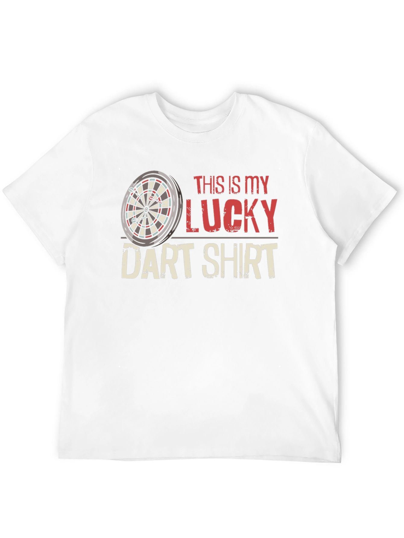 Lucky Dart Shirt - Novelty Dartboard Tee