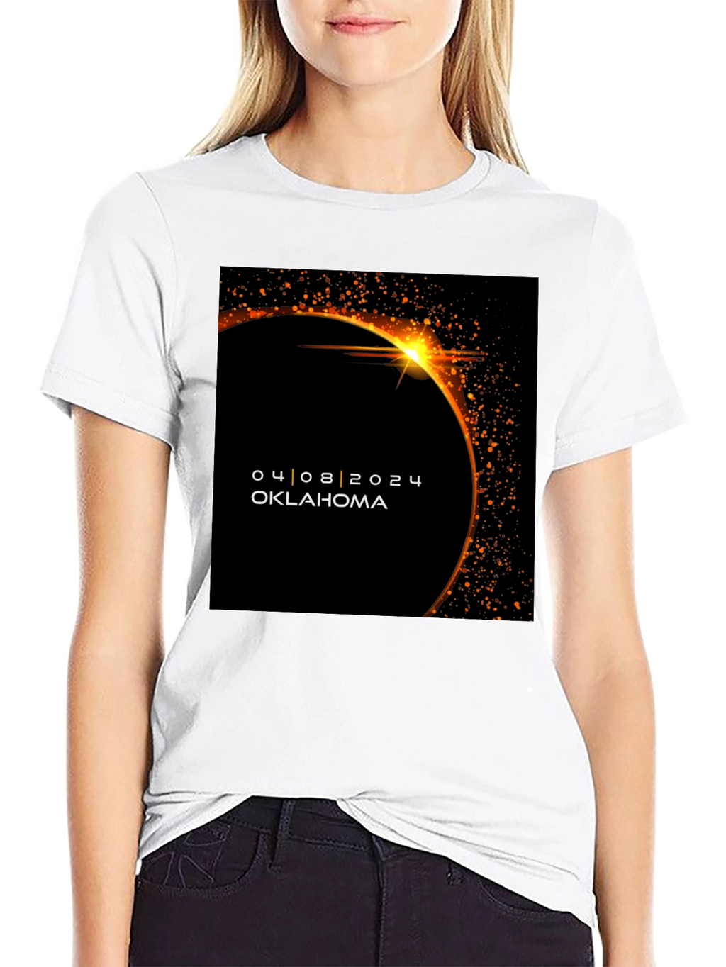 Oklahoma Eclipse 2024 T-Shirt