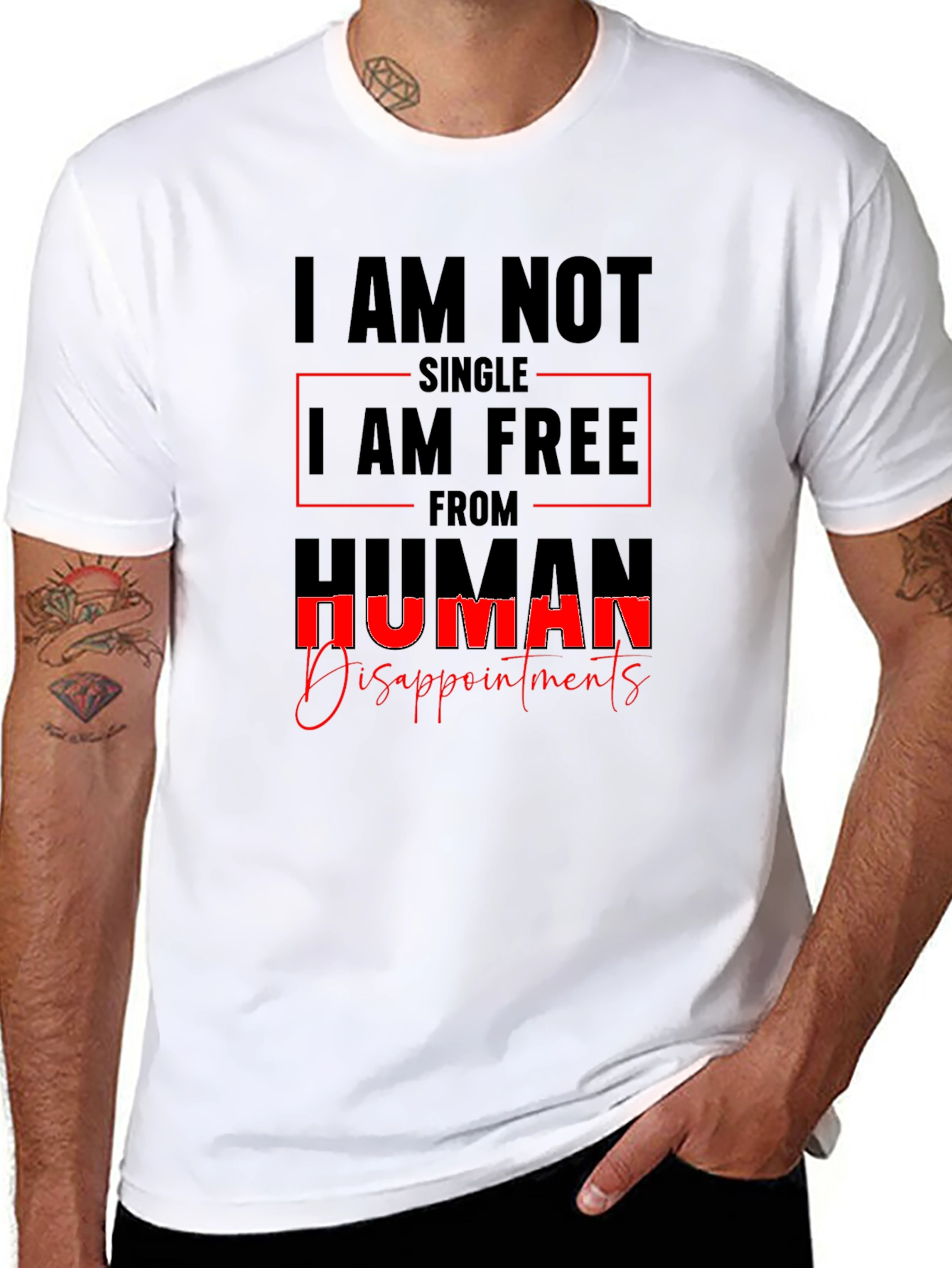 I AM NOT SINGLE T-Shirt Sarcastic Tee
