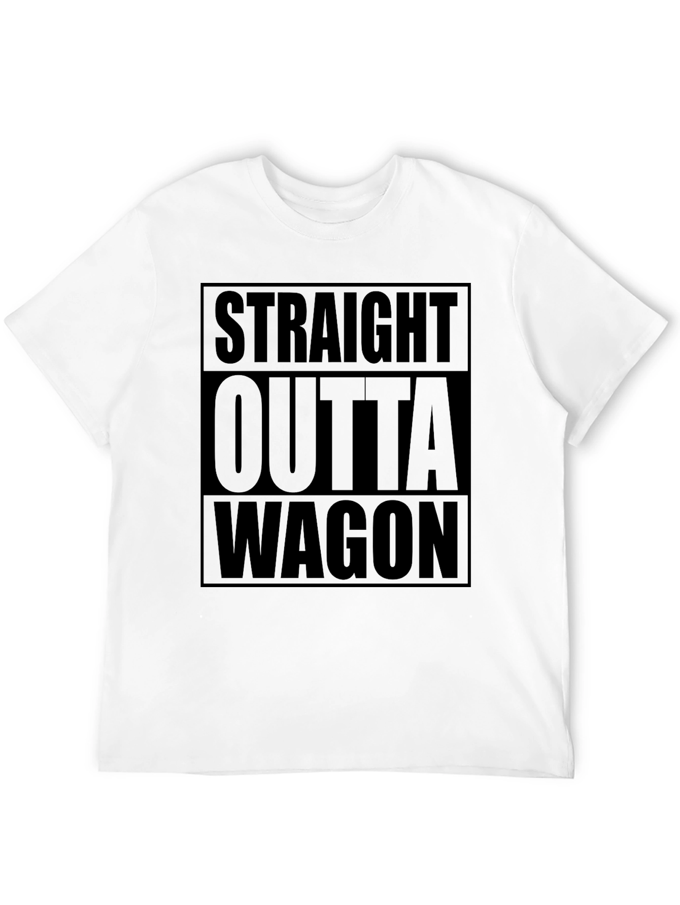 Straight Outta Wagon - Novelty Graphic Tee