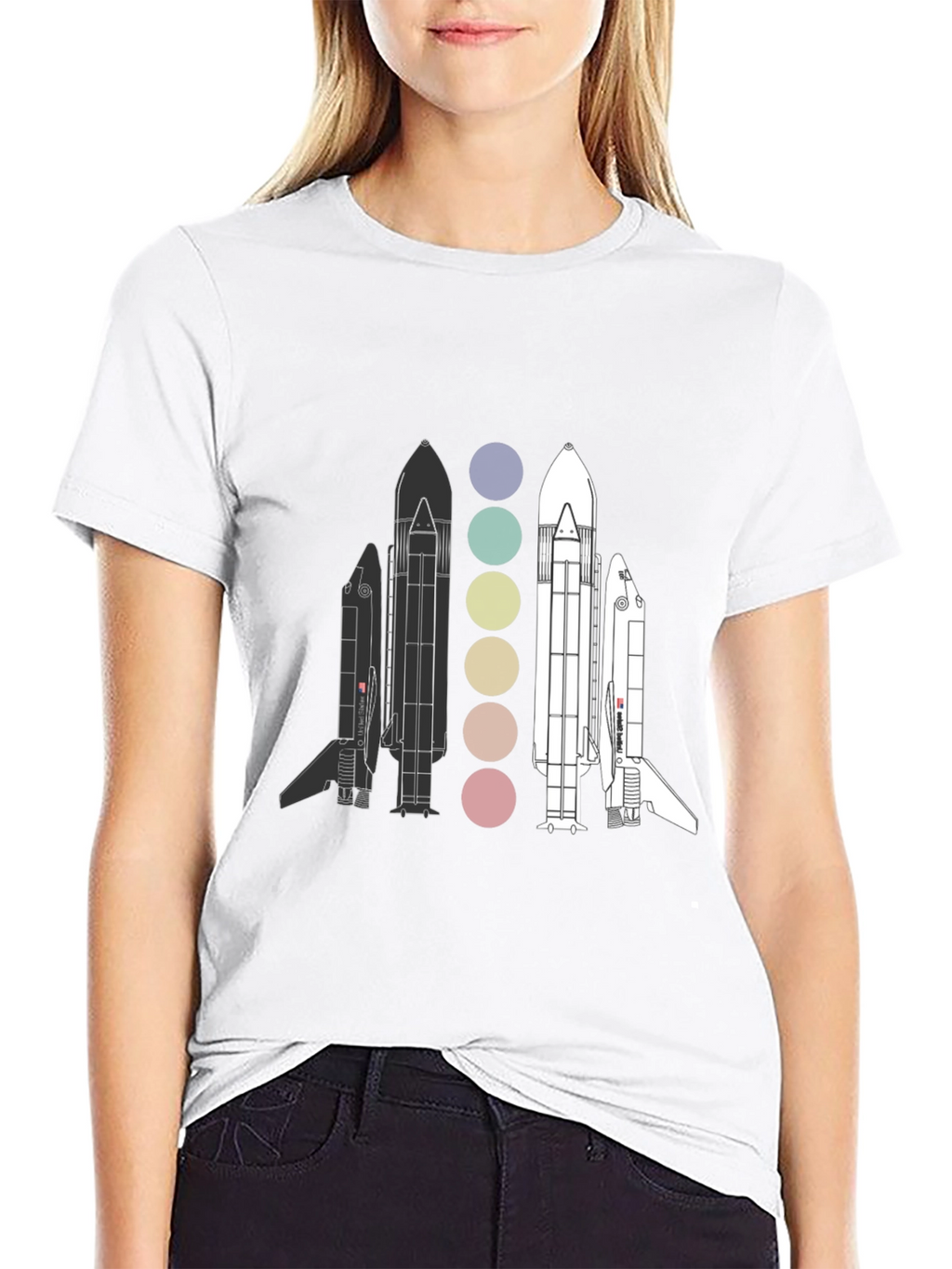 Space Shuttle Evolution T-Shirt - Astronomy Tee