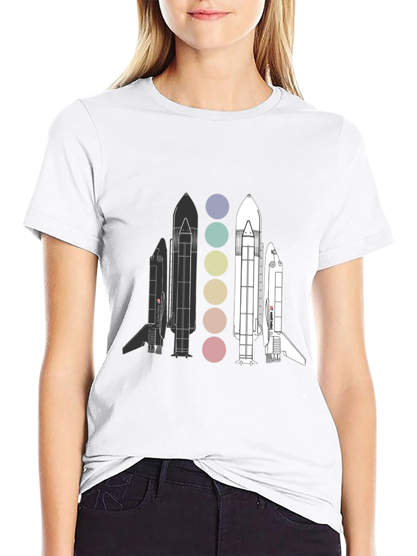 Space Shuttle Evolution T-Shirt - Astronomy Tee