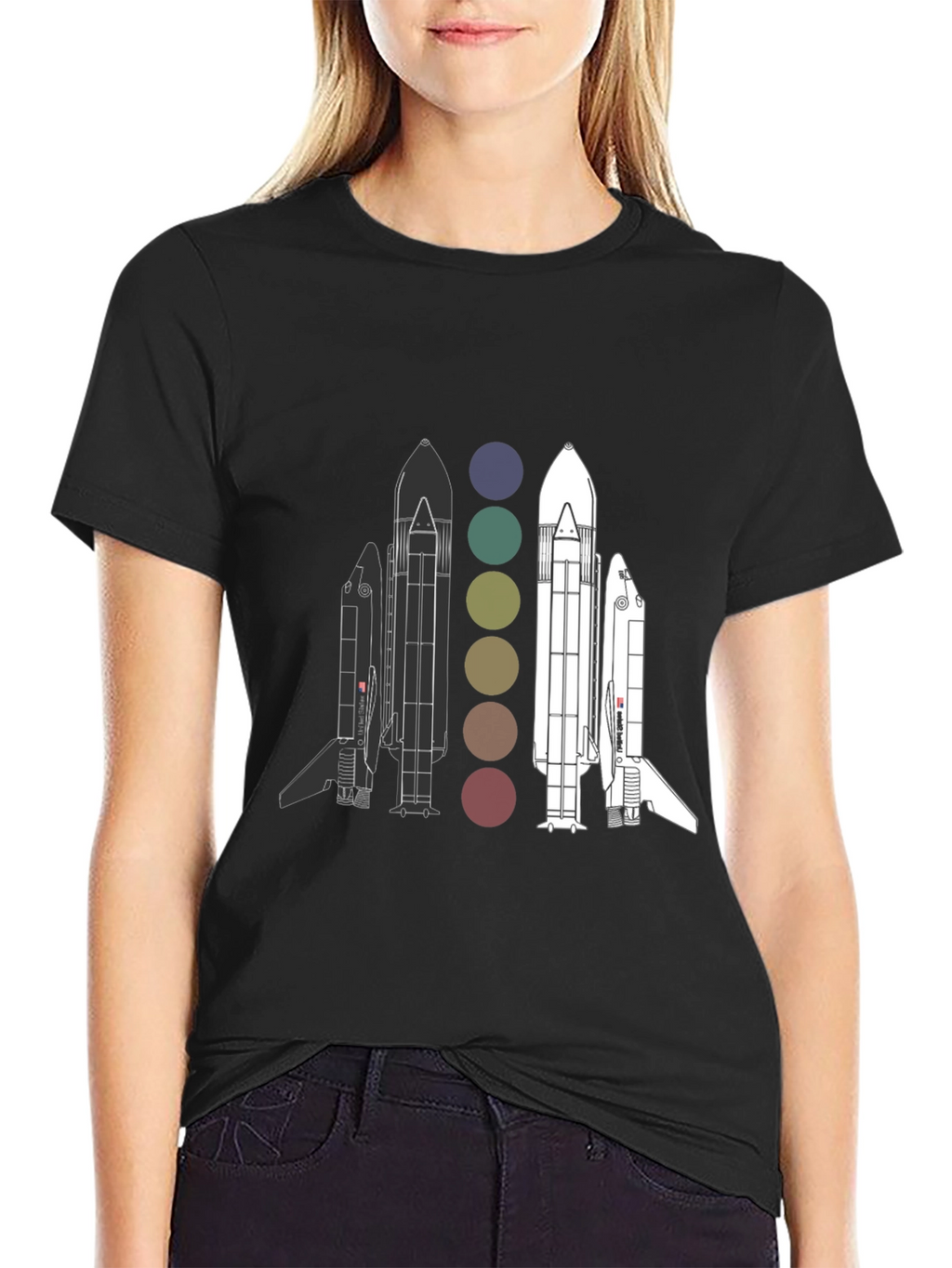Space Shuttle Evolution T-Shirt - Astronomy Tee