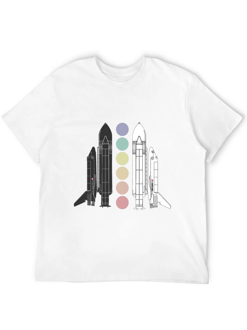 Space Shuttle Evolution T-Shirt - Astronomy Tee