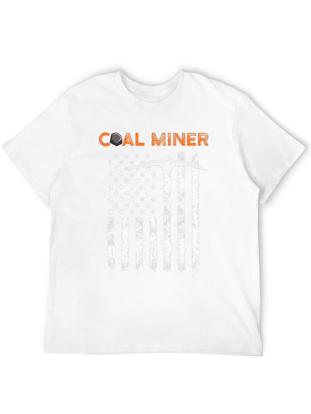 Coal Miner American Flag T-Shirt