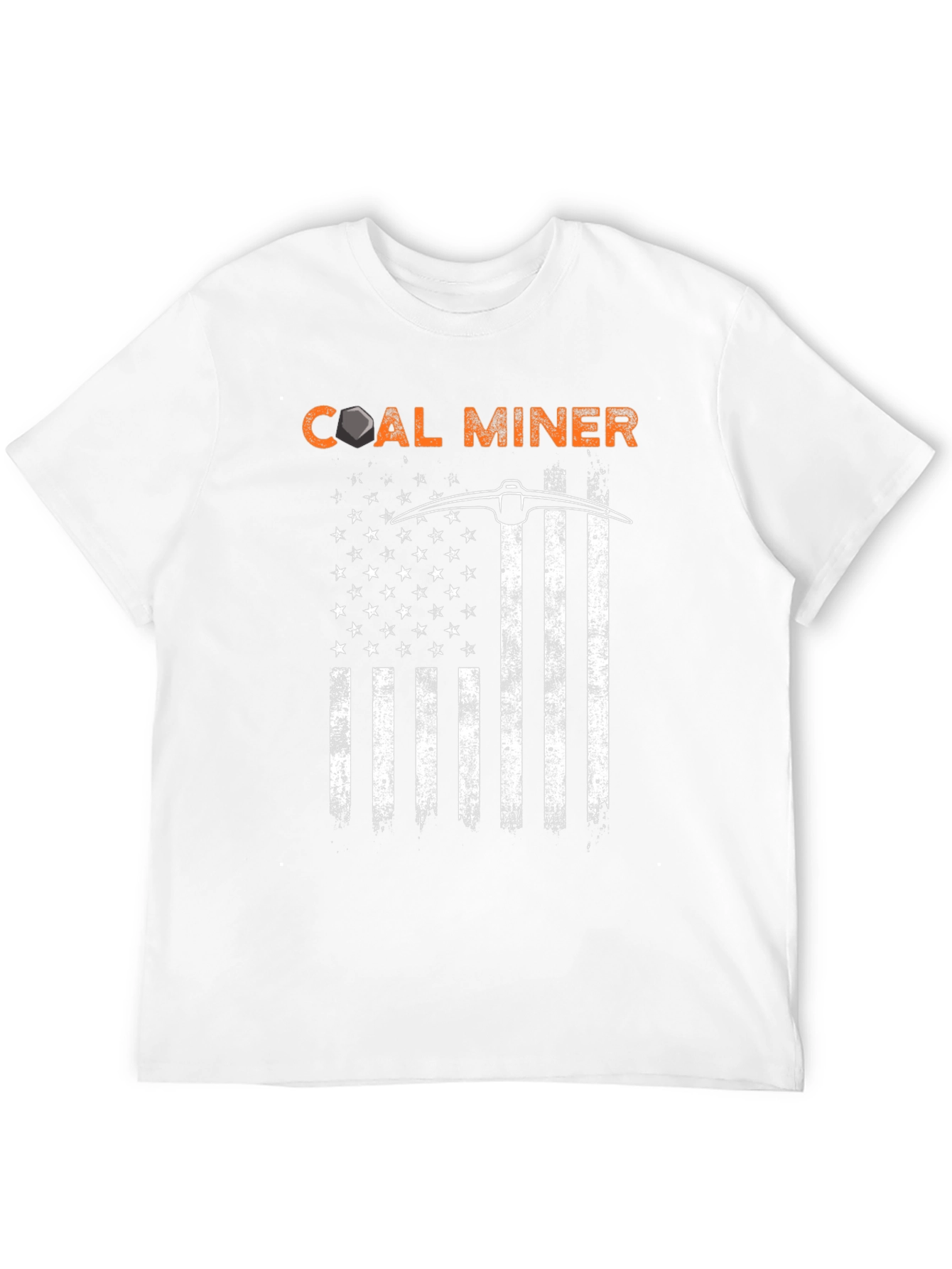 Coal Miner American Flag T-Shirt