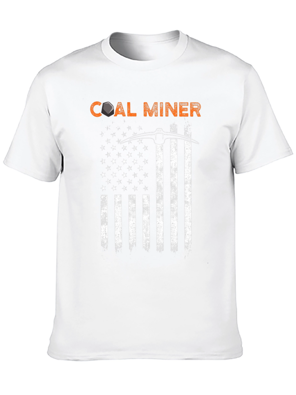 Coal Miner American Flag T-Shirt